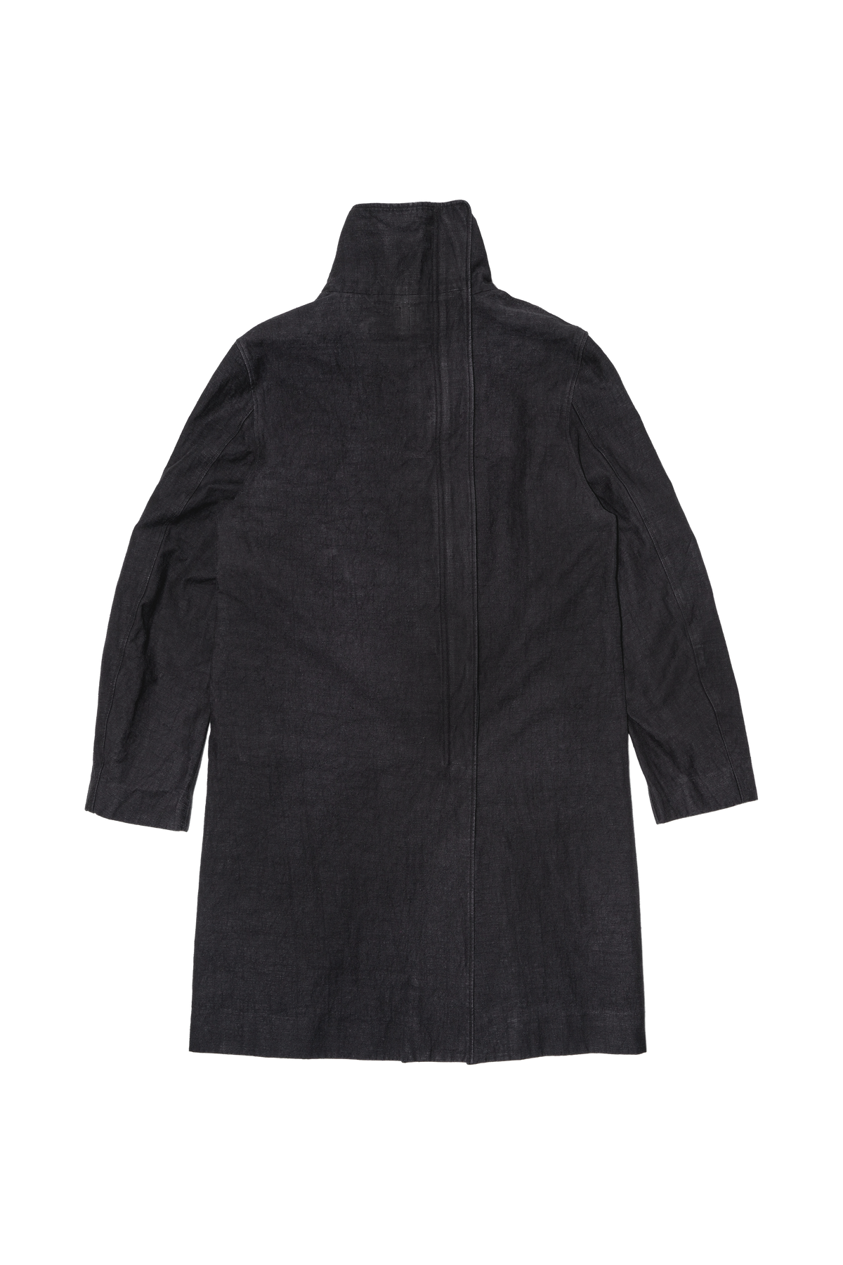 SENNE SPLIT COAT — back transparent cut-out — ATTEMPT AW26