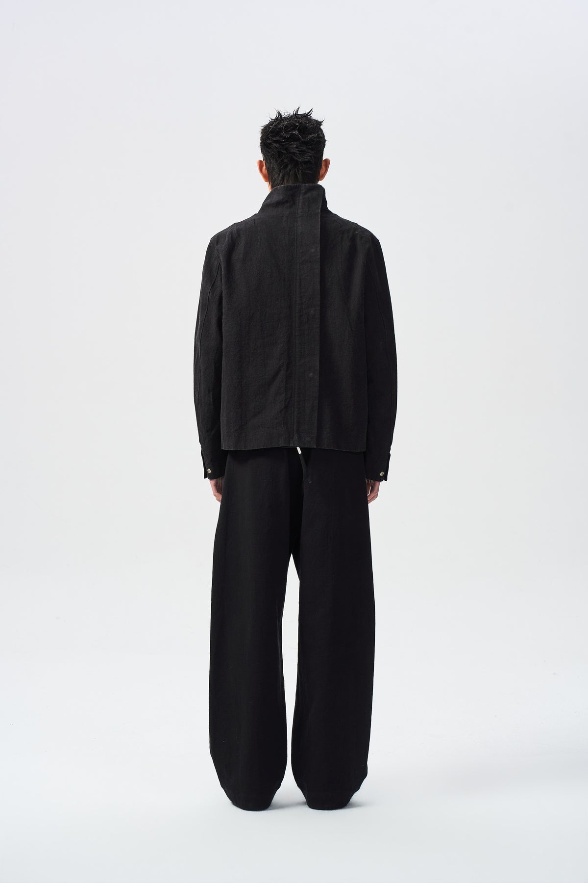 SENNE SPLIT JACKET — back full view — ATTEMPT AW26