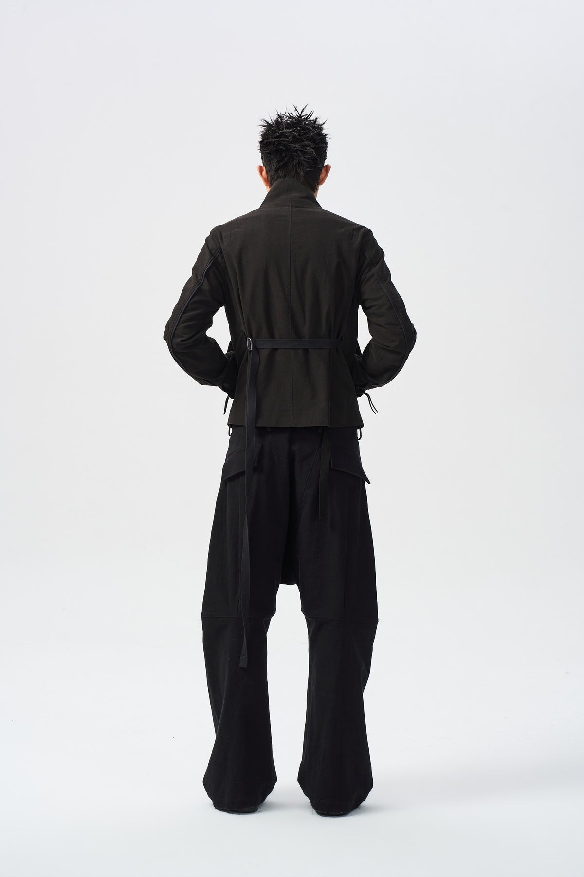 ARNO OFFSET JACKET — back full view — ATTEMPT AW26