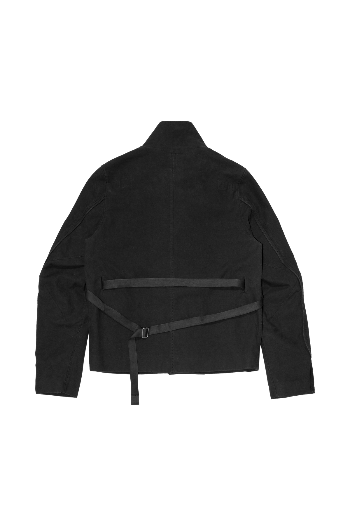 ARNO OFFSET JACKET — back transparent cut-out — ATTEMPT AW26