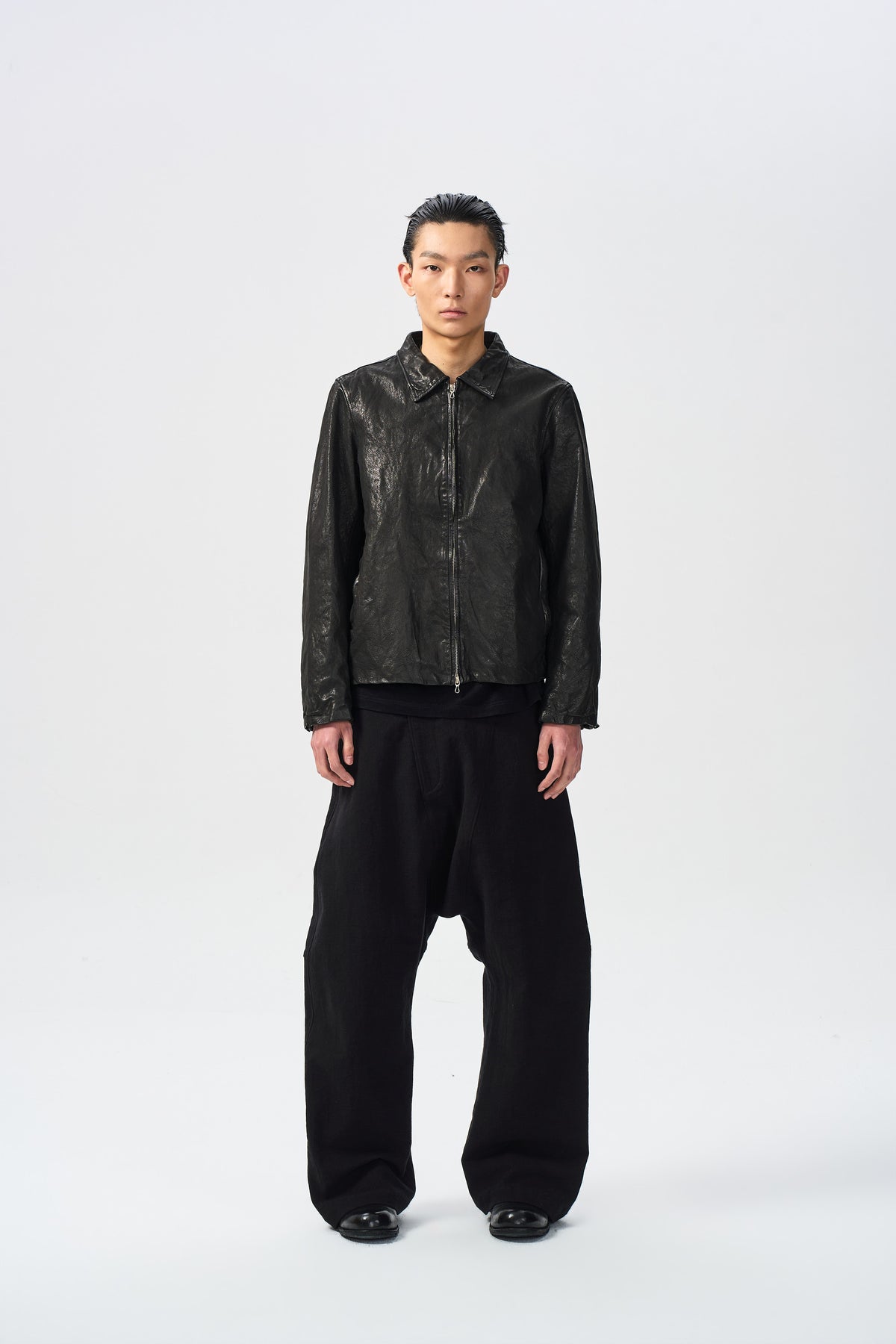 HORSEHIDE ZIP JACKET