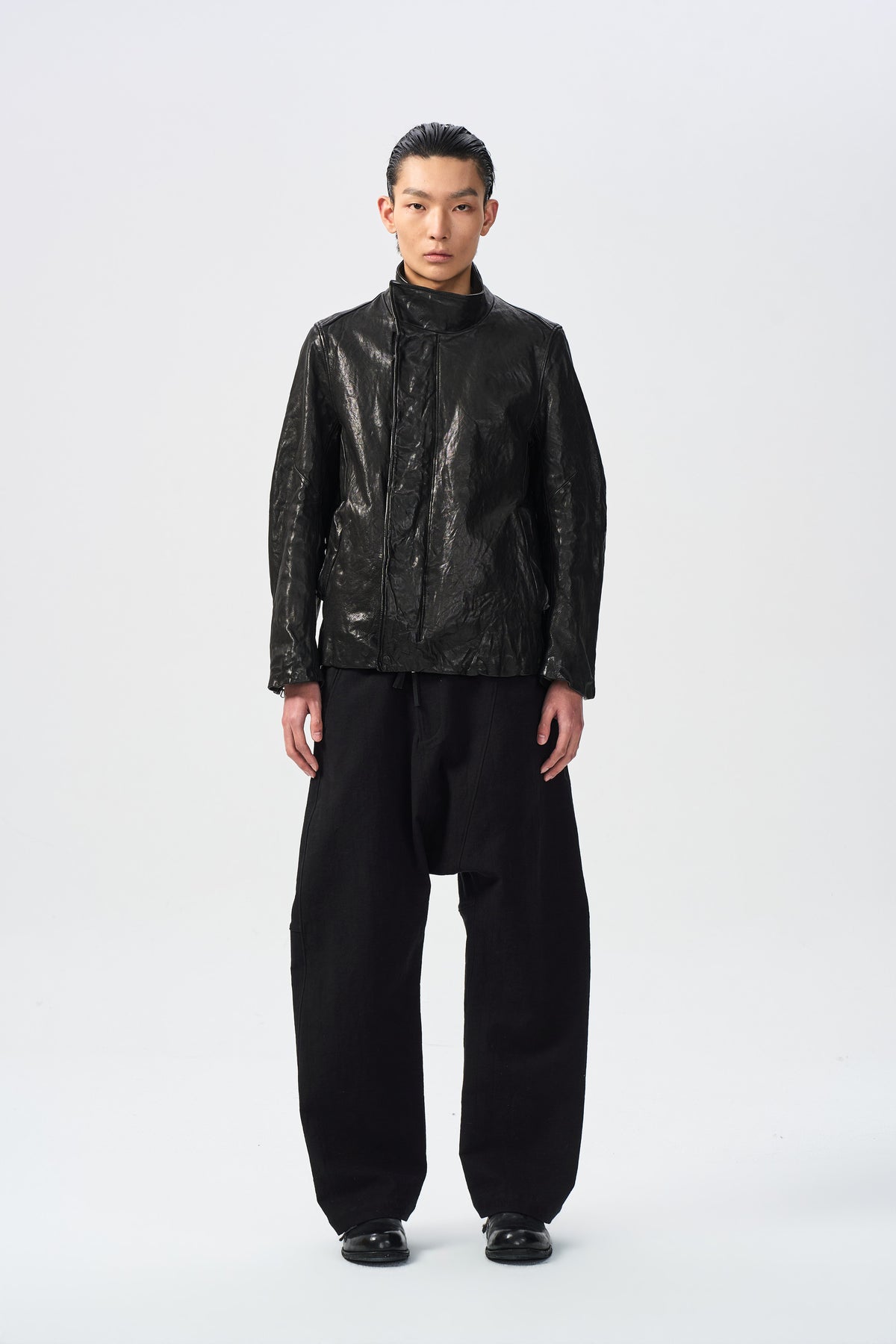 HORSEHIDE CLASP JACKET — front full view — ATTEMPT AW26