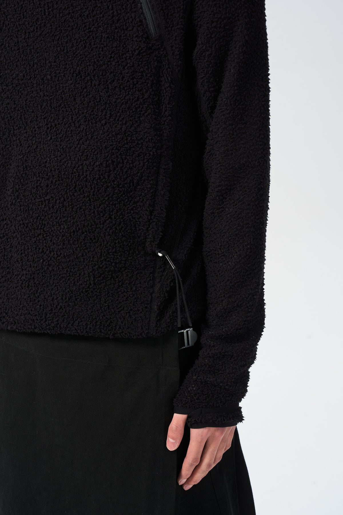 BALACLAVA TOP — pocket zip cuff and hem detail — ATTEMPT AW26
