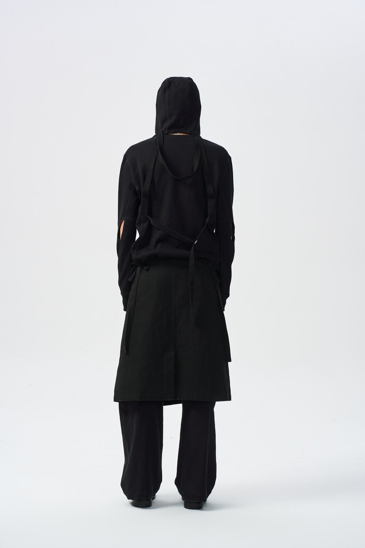 RONE HOODED JACKET — back full view — ATTEMPT AW26