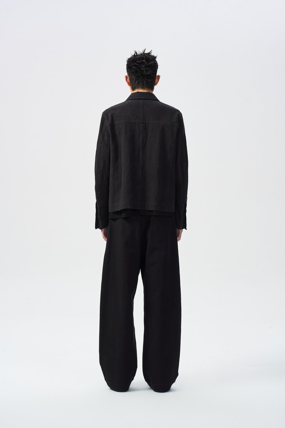 ORNE PLEAT TROUSERS — back full view — ATTEMPT AW26