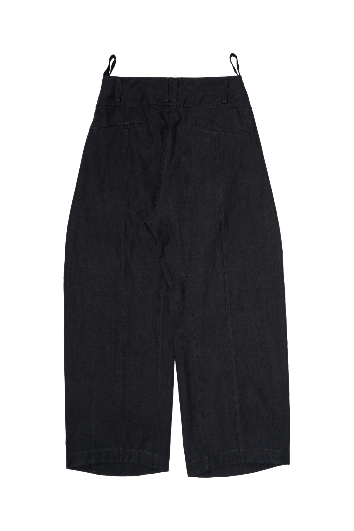 HORSESHOE TROUSERS — back transparent cut-out — ATTEMPT AW26