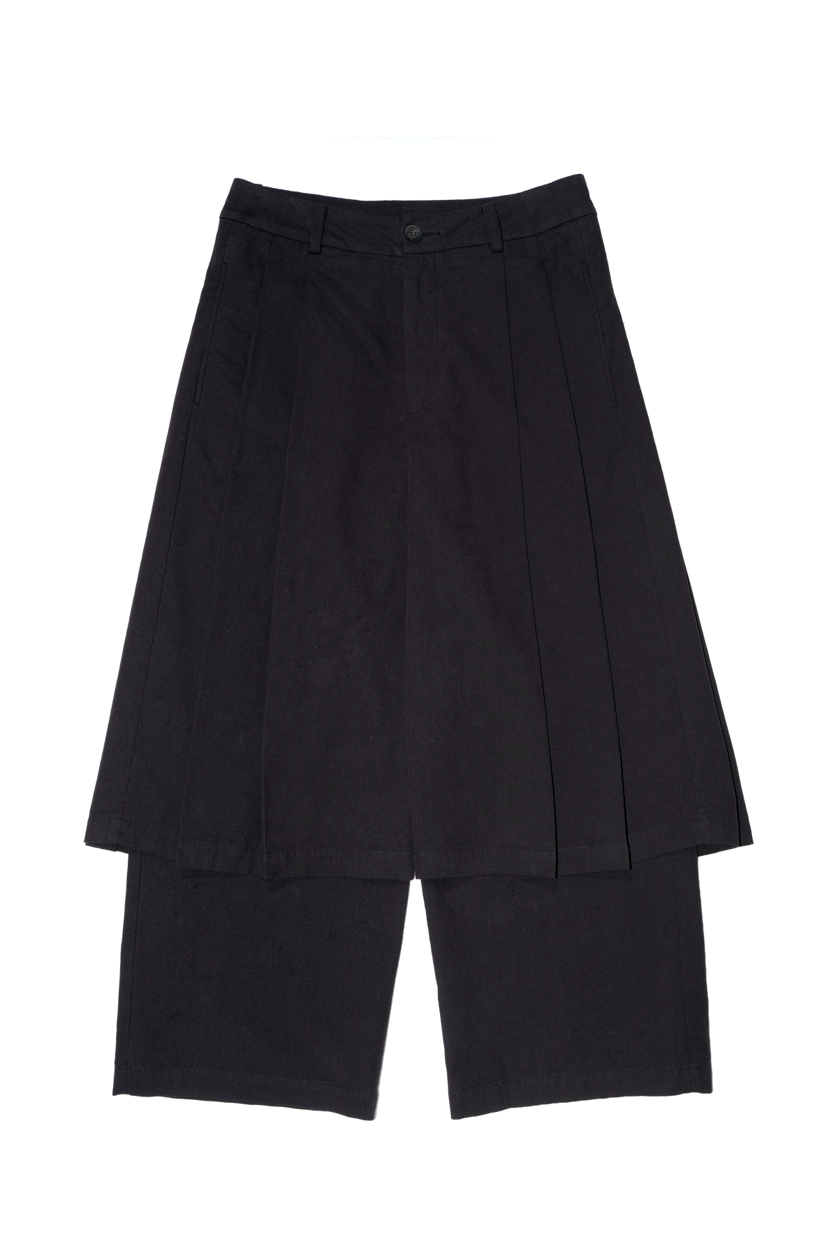 AVEL OVERLAY TROUSERS — front transparent cut-out — ATTEMPT AW26