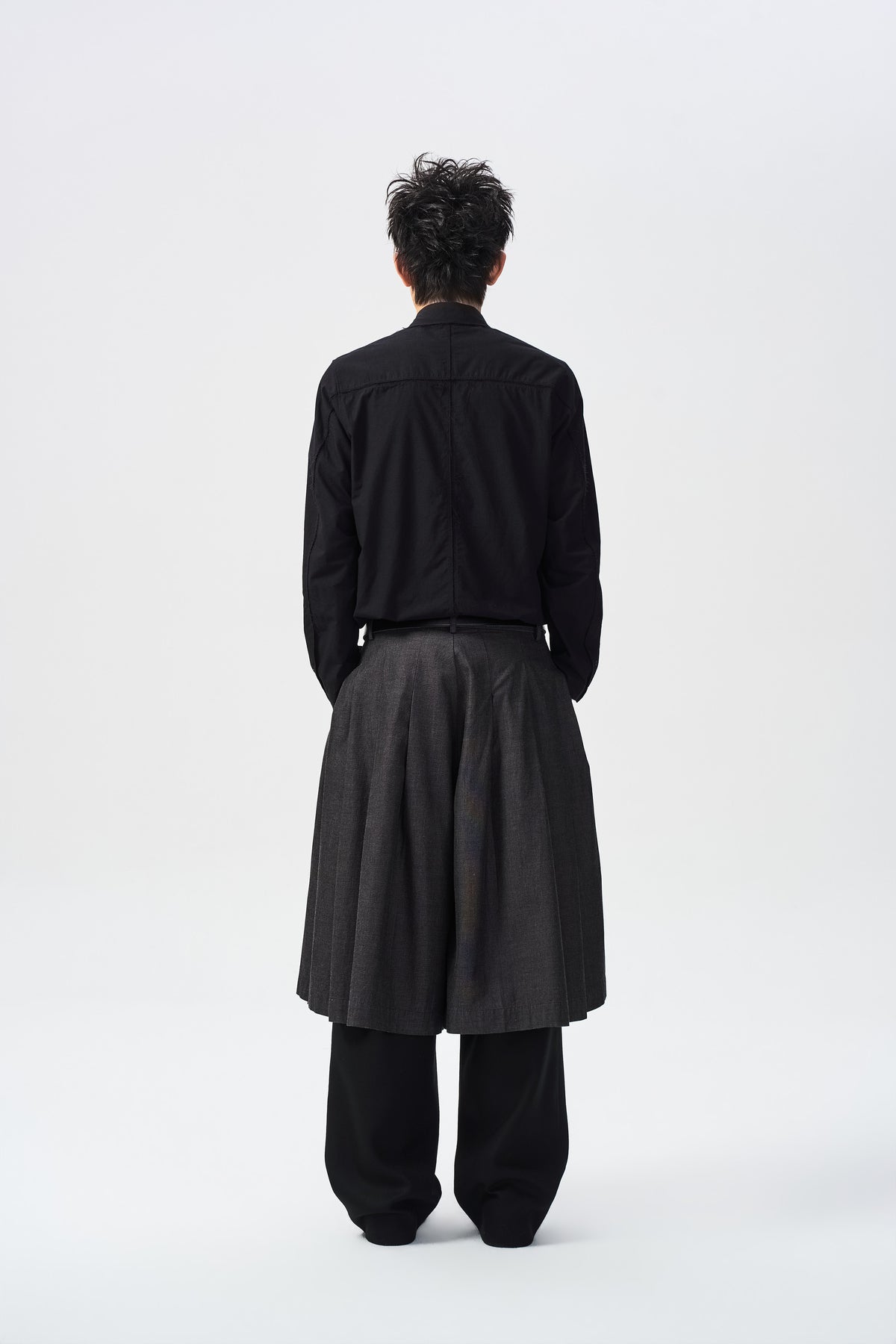 MORA FOLD TROUSERS — back full view — ATTEMPT AW26