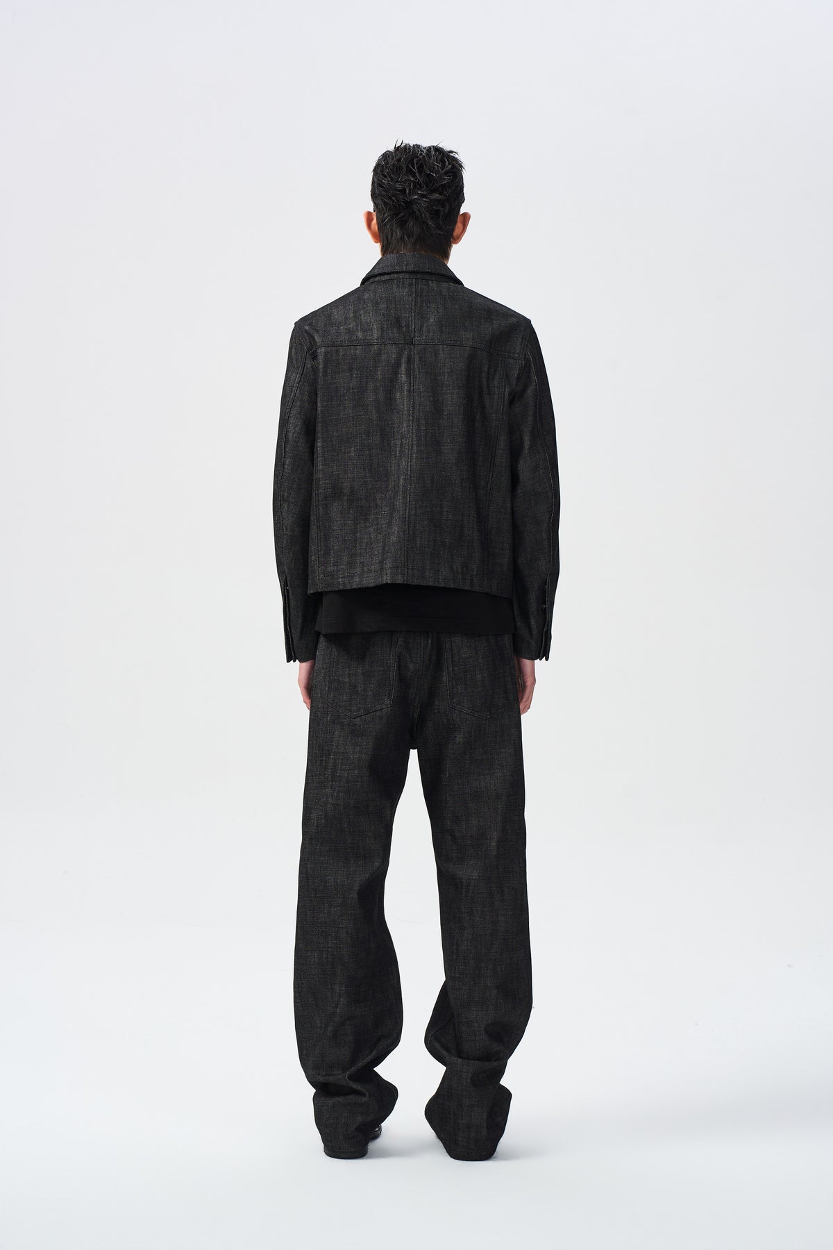1123 RAW DENIM — back full view — ATTEMPT AW26