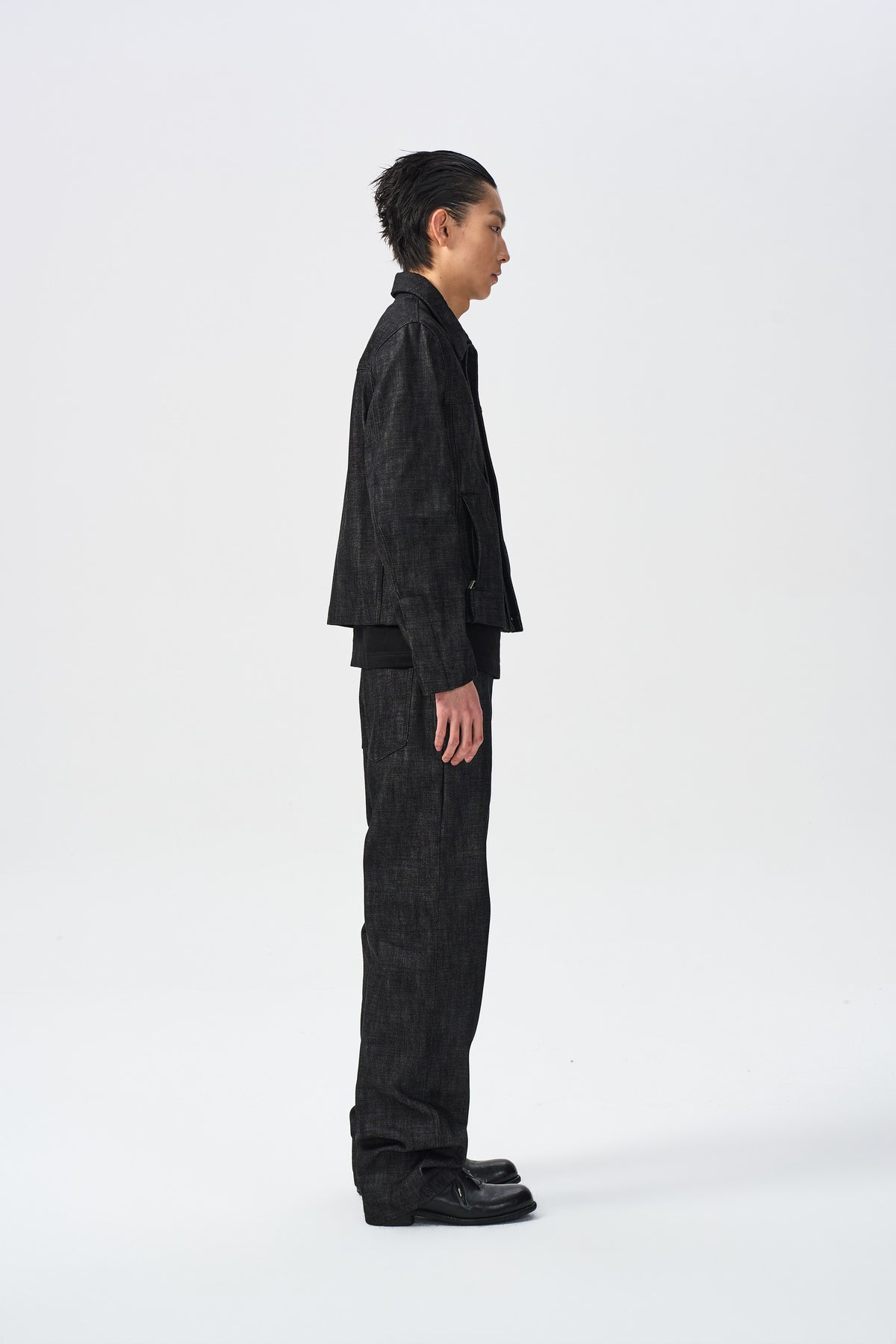 1123 RAW DENIM — side full view — ATTEMPT AW26