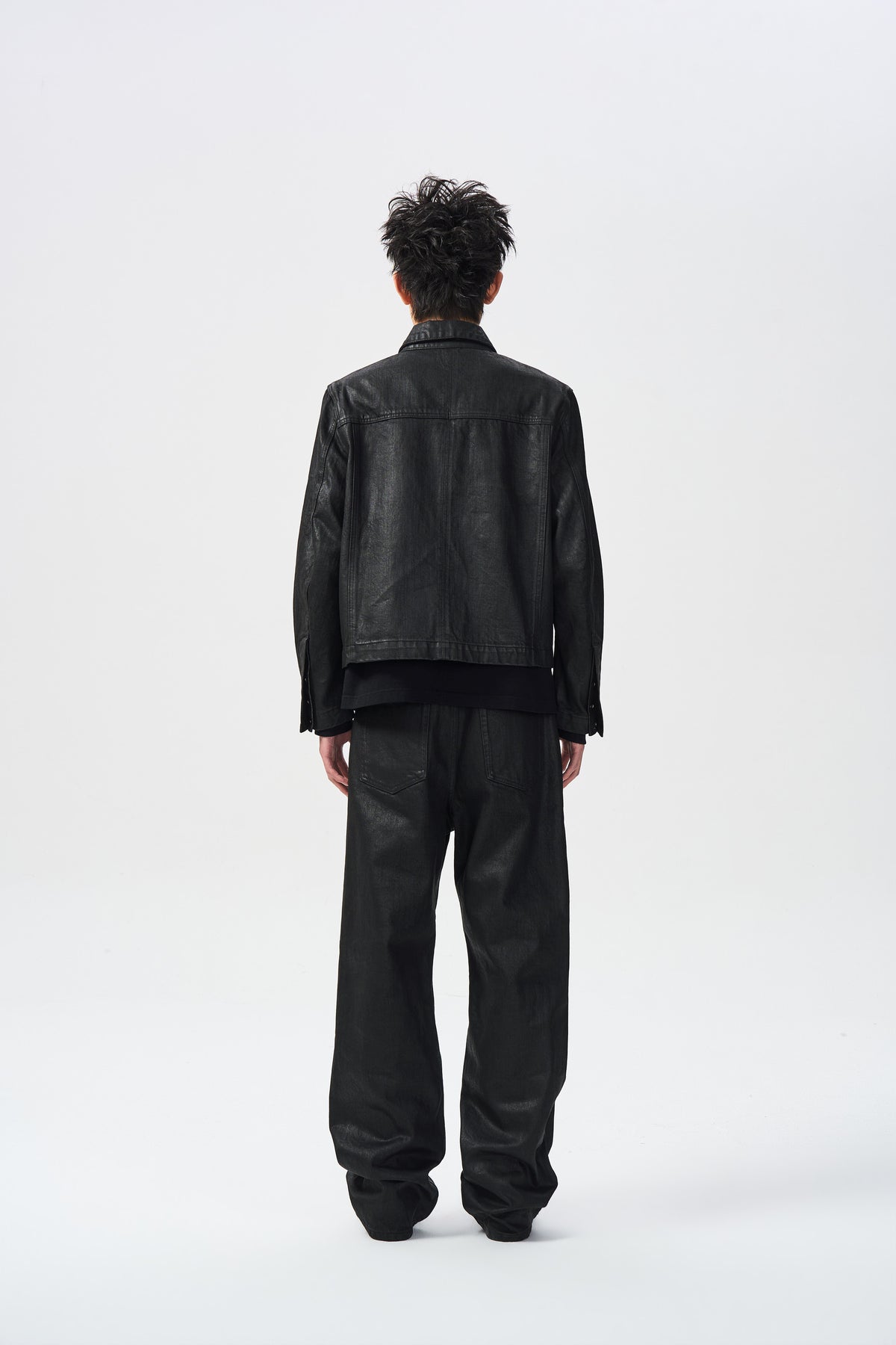 1123 WAXED DENIM — back full view — ATTEMPT AW26