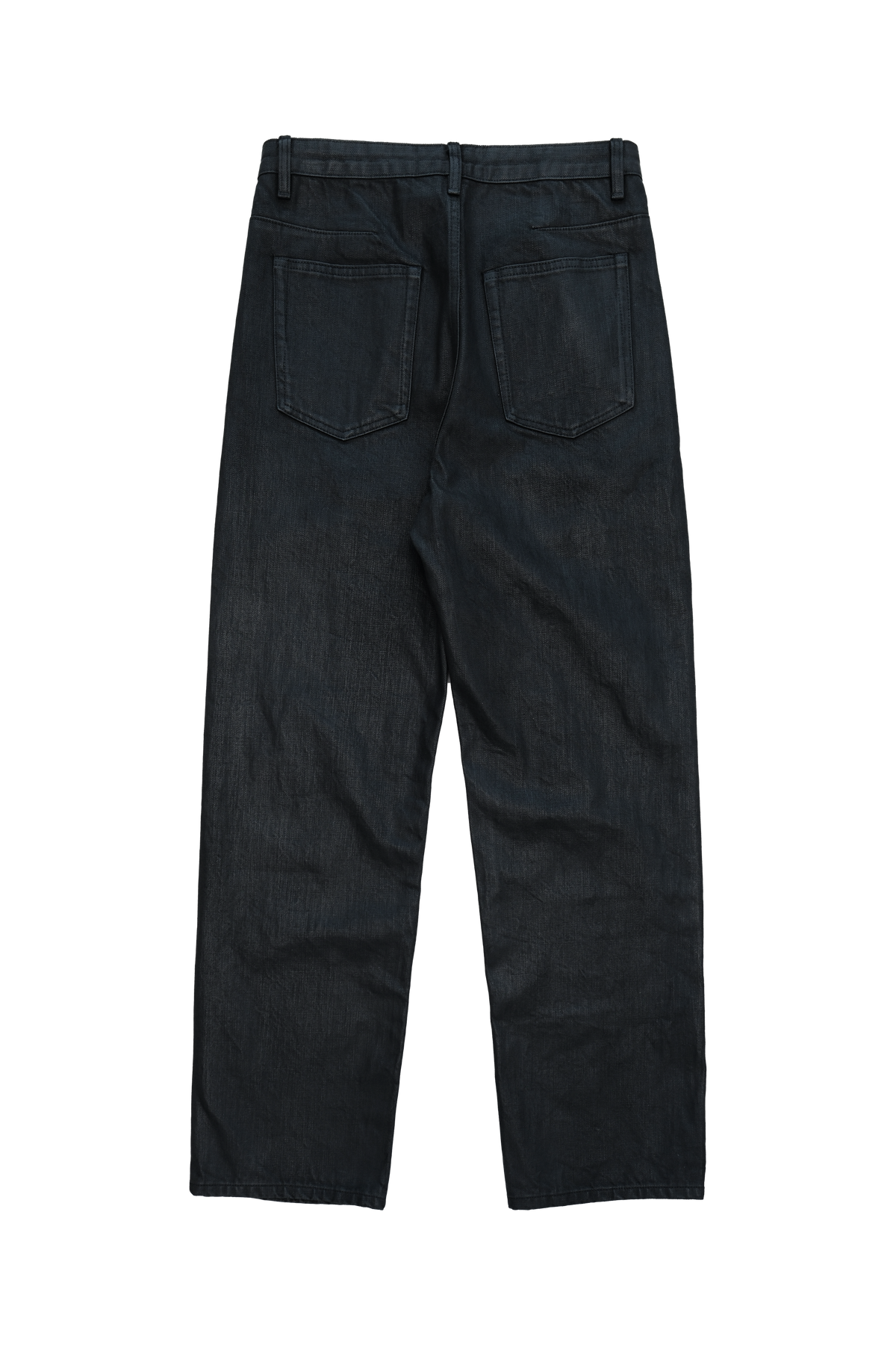 1123 WAXED DENIM — back transparent cut-out — ATTEMPT AW26