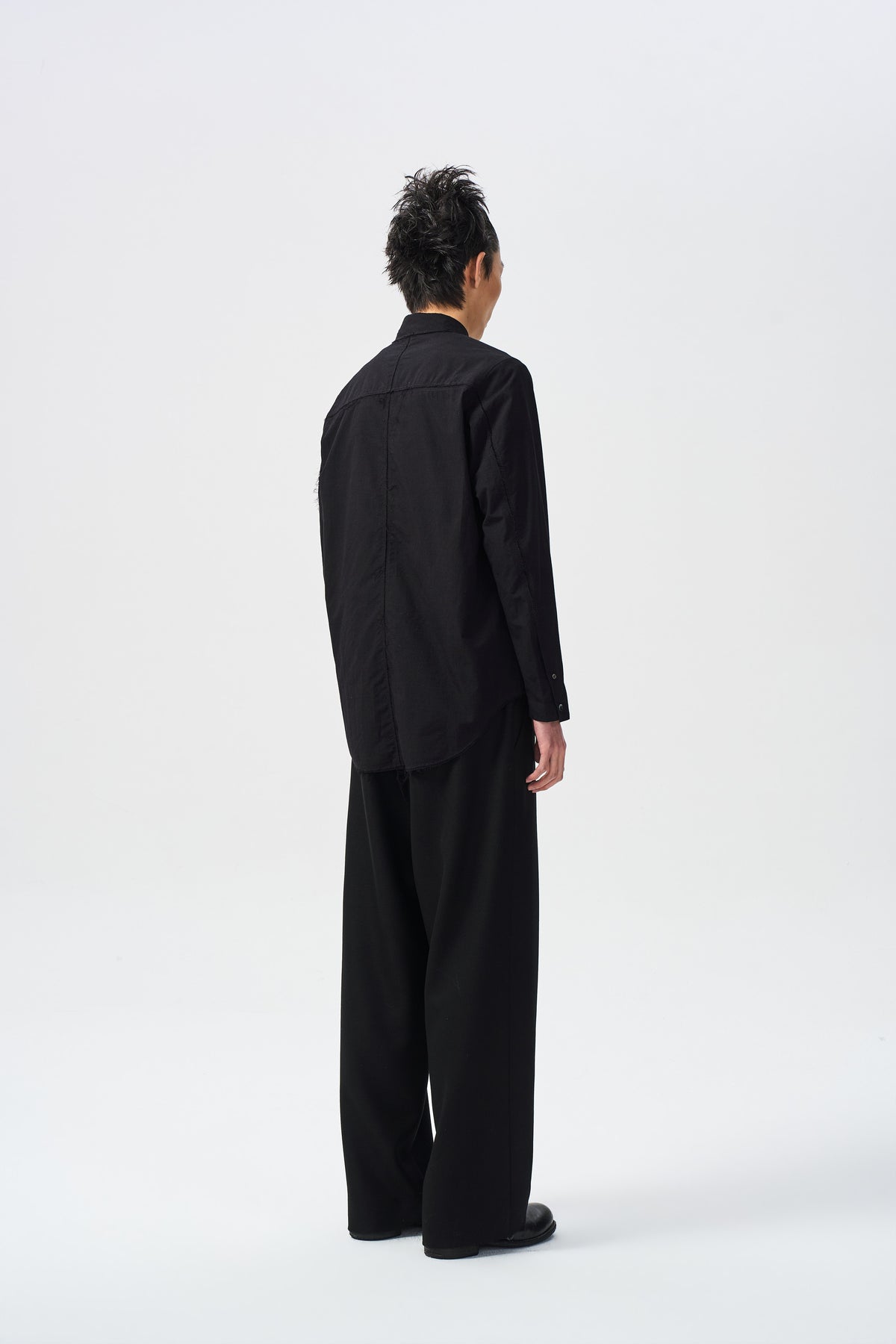 FAULT SEAM SHIRT — rear three-quarter full view — ATTEMPT AW26
