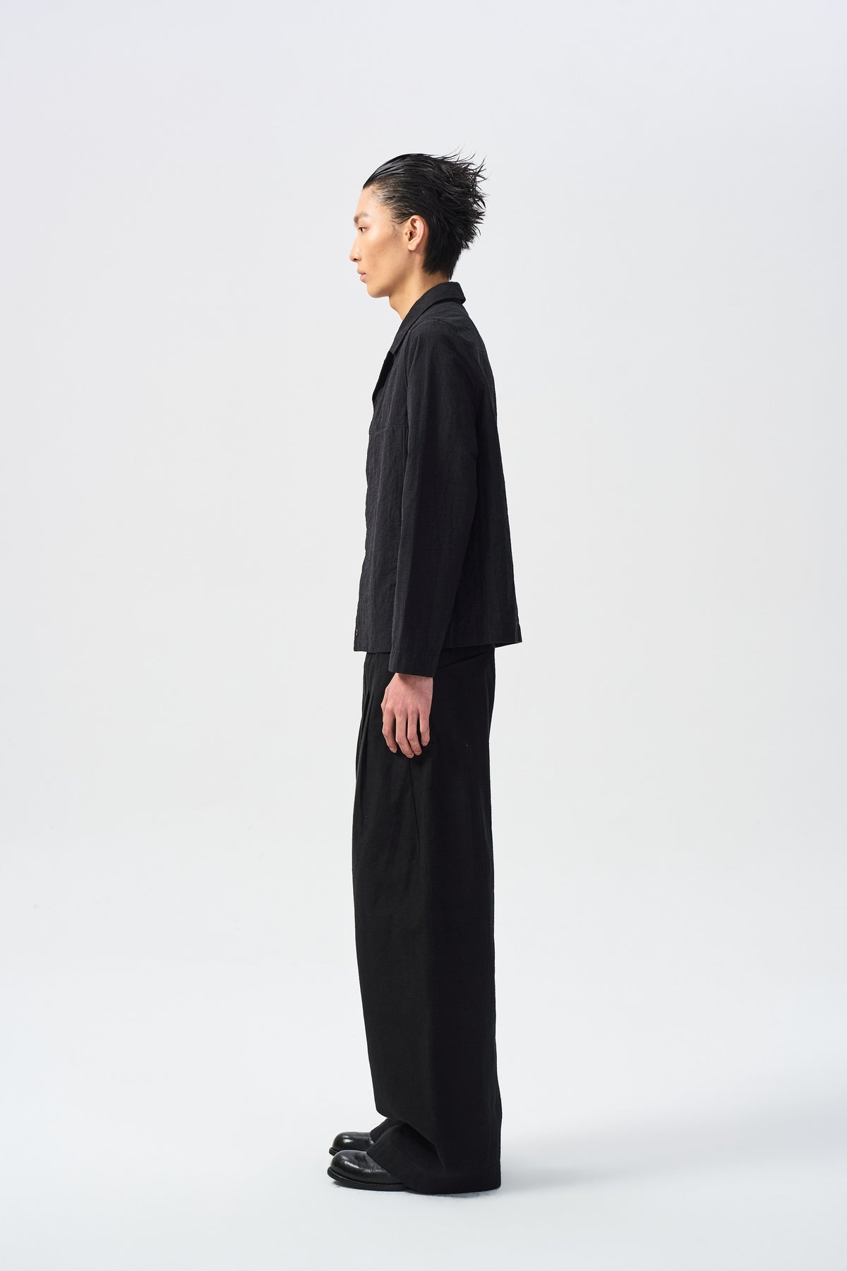 ORNE HIDDEN SHIRT — side full view — ATTEMPT AW26