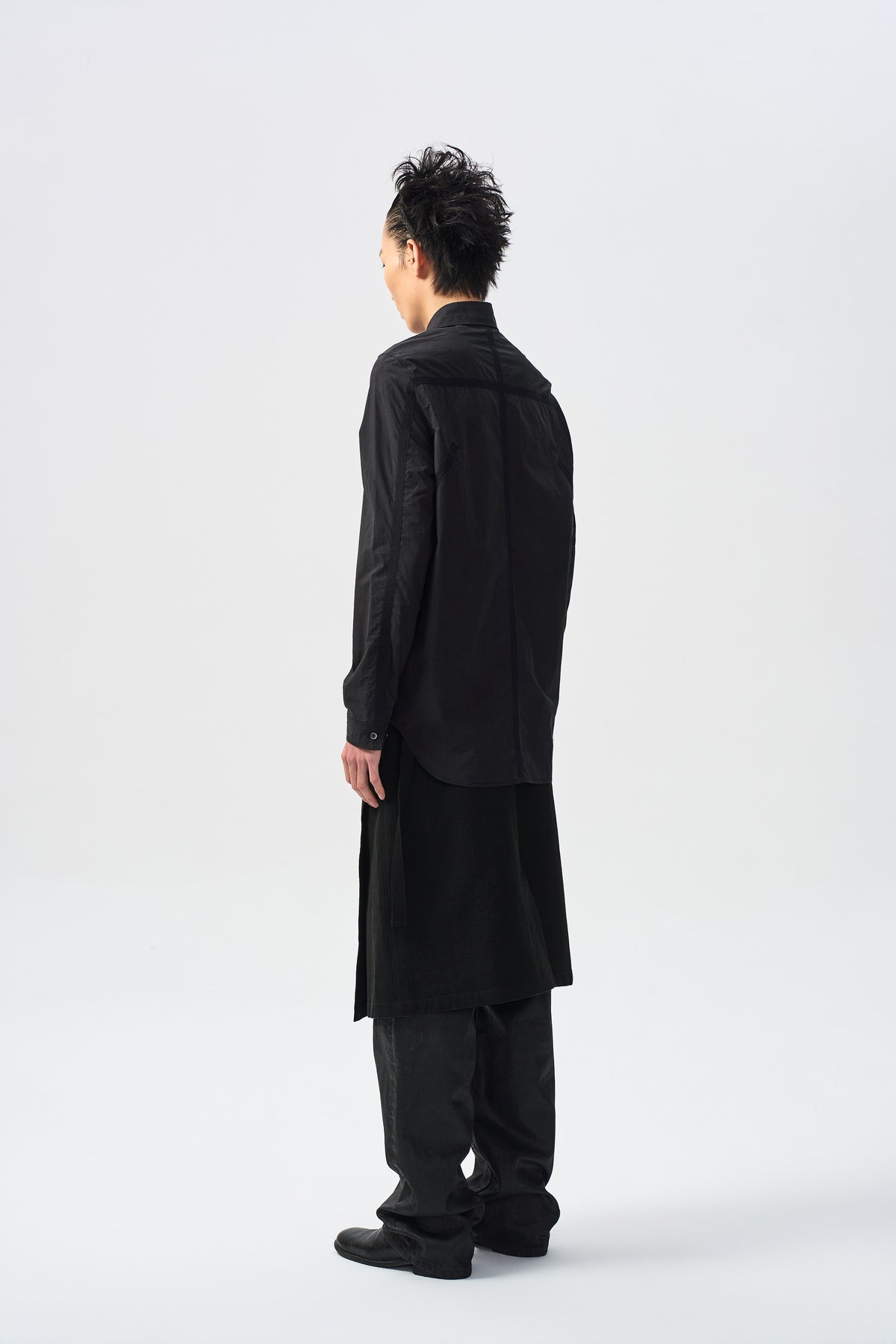 AVEL BOUND SHIRT — rear three-quarter full view — ATTEMPT AW26